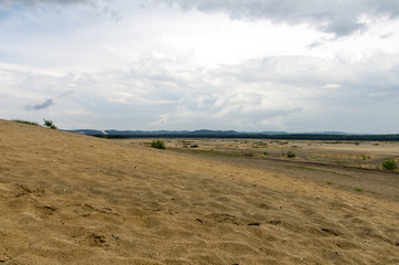 Fototapeta na wymiar Pustynia Bledowska - sand desert in the southern Poland .