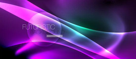 Glowing shiny light abstract background