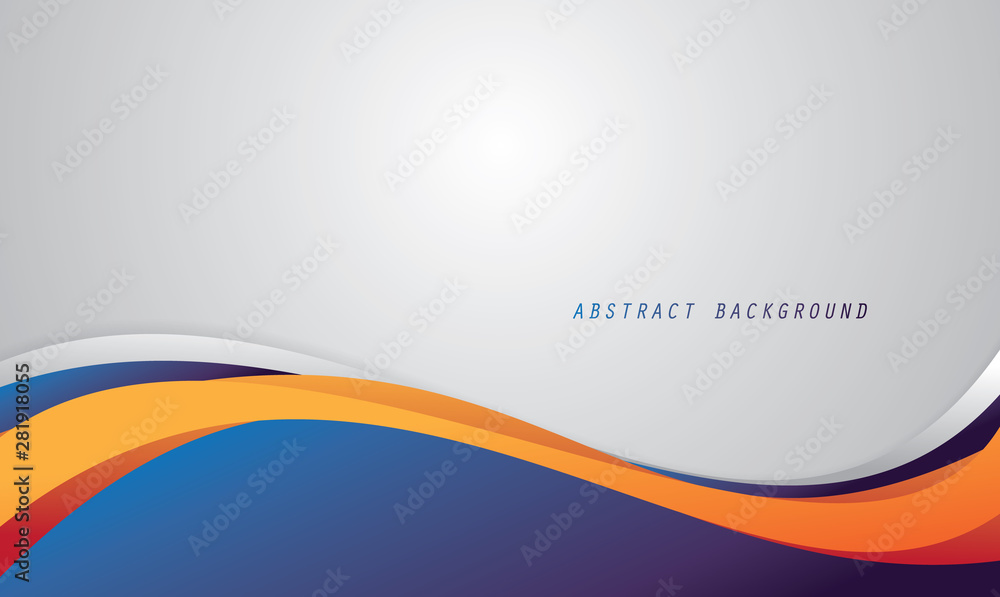 Poster abstract background with fluid color 