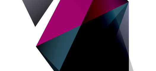 Triangle geometric background in trendy style on light background. Retro vector illustration. Colorful bright. Trendy modern style. Vector business illustration.