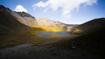 Yellow Lago del Sol, Nevado de Toluca, Mexico