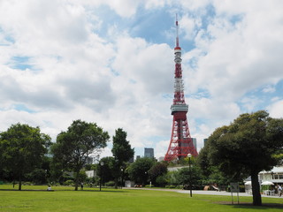 the Tokyo tower in Japan