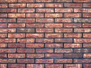 texture of an old brick wall closeup