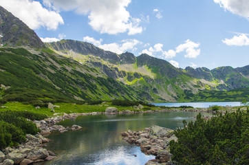 Fototapeta na wymiar Valley of five ponds. Tatra mountains, Poland.