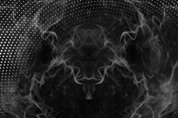 abstract, design, pattern, blue, fractal, line, technology, backdrop, black, geometry, light, motion, wallpaper, texture, web, space, wave, template, illustration, dynamic, dark, grid, math, futur