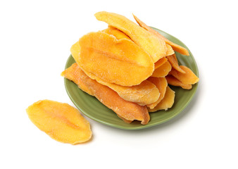Mango. dry mango on the background