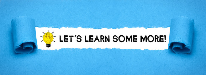 Let´s learn some more!