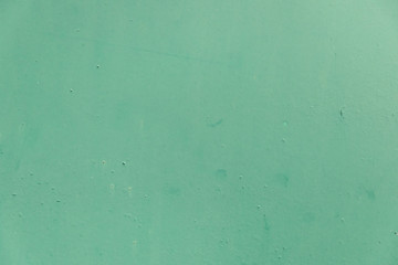 Green pastel background. Light green steel paint.