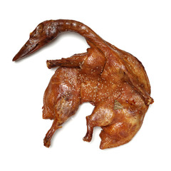 Shanghai Sauce duck on white background 