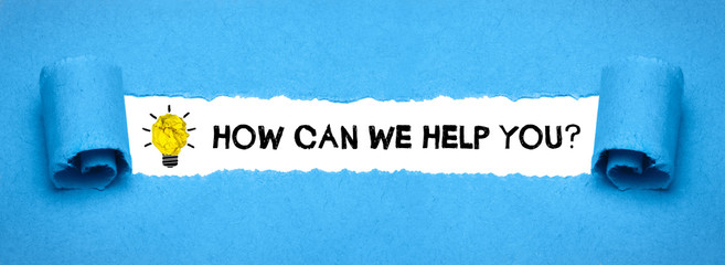How can we help you? - obrazy, fototapety, plakaty