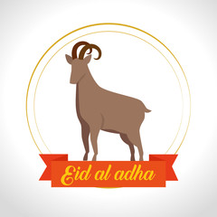 traditional deer sacrifice with ribbon design