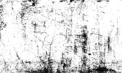 Uneven, natural black and white texture vector. Distressed overlay texture. Grunge background. Abstract textured effect. Vector Illustration. Black isolated on white background. EPS10.