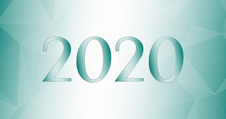 New year 2020 party poster