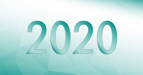 2020 greeting card illustration abstract backgrounds