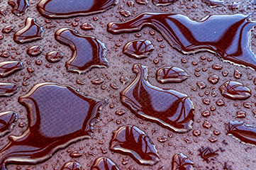 Background of the rain drops