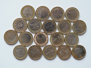 Euro coins, European Union