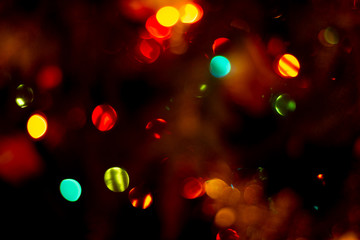 abstract christmas lights background