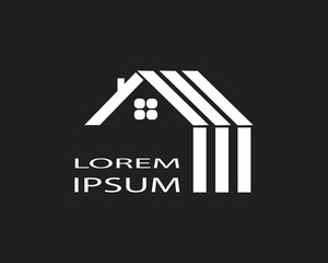 Real estate logo vector template