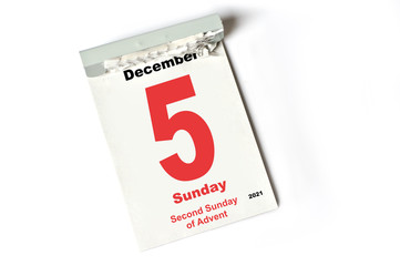 5. December 2021 Second Sunday of Advent
