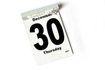 30. December 2021