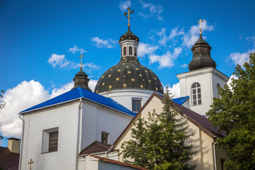 Fototapeta na wymiar Church of the Nativity of the Blessed Virgin in Grodno