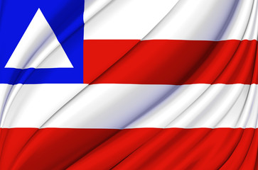 Bahia waving flag illustration.