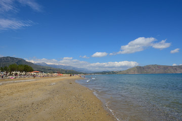 Fototapeta na wymiar Strand Georgioupolis auf Kreta, Griechenland