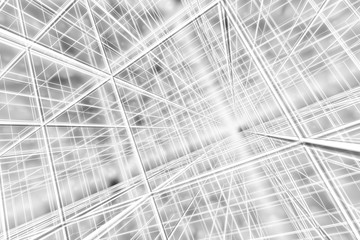tesseract background abstract network cyber web 