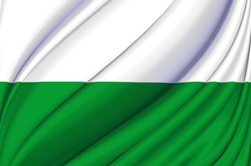 Esmeraldas waving flag illustration.