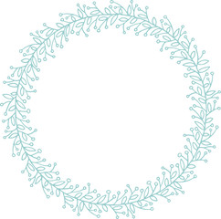 wreath of twigs and berries