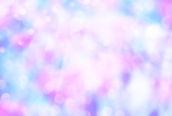Abstract colorful blurred background with bokeh