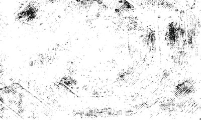 Uneven, natural black and white texture vector. Distressed overlay texture. Grunge background. Abstract textured effect. Vector Illustration. Black isolated on white background. EPS10.