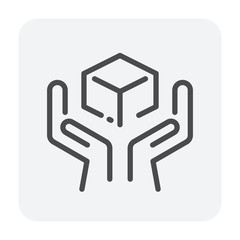 packaging symbol black