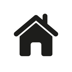 The icon of the house. Vector illustration