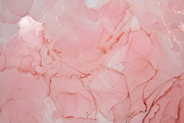  Abstract colorful background, wallpaper. Mixing acrylic paints. Modern art. Paint marble texture. Alcohol ink colors  translucent