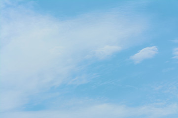 The texture of the blue sky. Sky background for the designer
