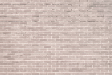 Brick wall pattern texture background in light beige red brown color