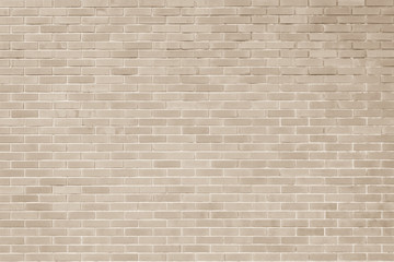 Brick wall pattern texture background in sepia brown color