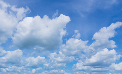 Obraz na płótnie Canvas Nature. The clouds in the sky.