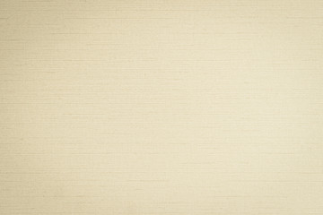 Cotton silk fabric blended textile wallpaper  background in light cream beige color