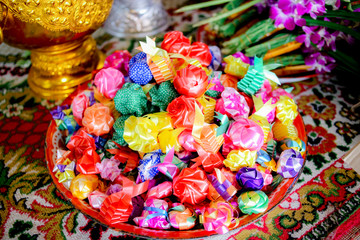 Gift for Buddhist ordination