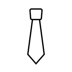 Tie line icon, logo isolated on white background