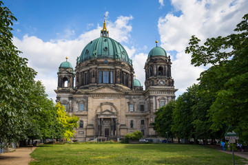 Evangelical neo-renaissance cathedral (Berliner Dom) on Museum Island in Berlin, Germany © Sergey Kelin