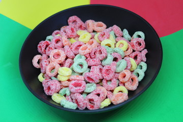 candy in a bowl