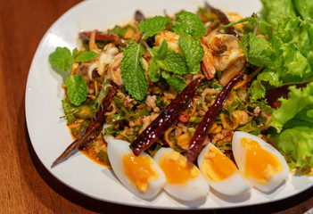 Yum Tua Poo Wing Bean Shrimp Salad