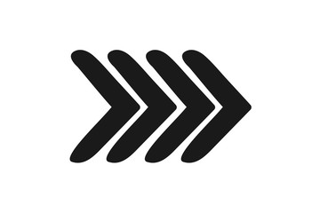  hand draw right side arrow vector icon,flat style isolated on white background. Arrow symbol for your web site design, logo, app, UI. Vector illustration, EPS10