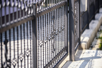 wrought iron fence