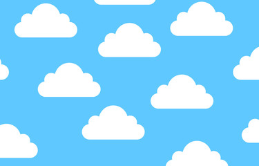 pattern of white cloud isolated. beautiful blue sky   