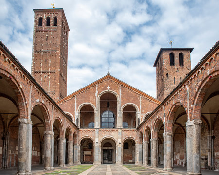 Basilica of Saint Ambrose  in Milan, Italy