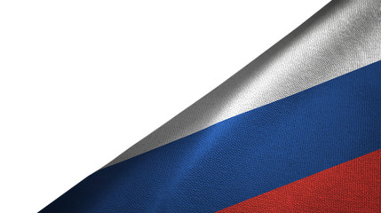 Russia flag right side with blank copy space © Aleks Taurus